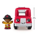 Fisher Price - Little People, Όχημα Με Φιγούρα, Firetruck HPX85 (HPX84)