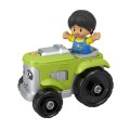 Fisher Price - Little People, Όχημα Με Φιγούρα, Green Farm Tractor HPX87 (HPX84)