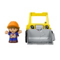 Fisher Price - Little People, Όχημα Με Φιγούρα, Yellow Bulldozer HPX89 (HPX84)