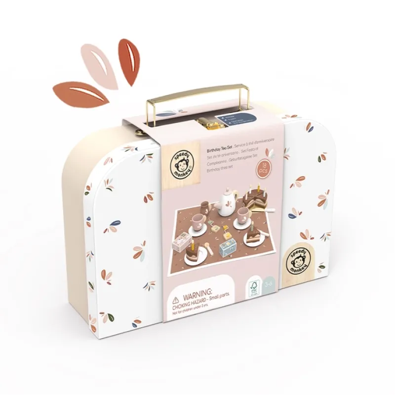 Speedy Monkey - Βαλιτσάκι “Το Τσάι Των Γενεθλίων” 30x20x10,5 cm SP4009