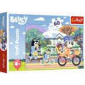 Trefl - Puzzle, Happy Bluey 60 Pcs 17384