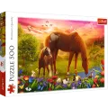 Trefl - Puzzle Horses In The Meadow 500 Pcs 37451