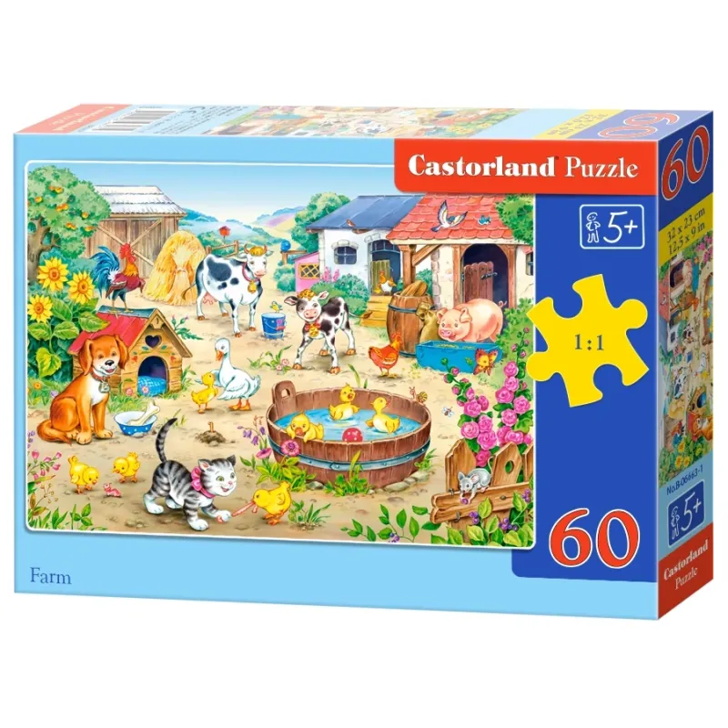 Castorland -  Puzzle Farm 60 Pcs 06663