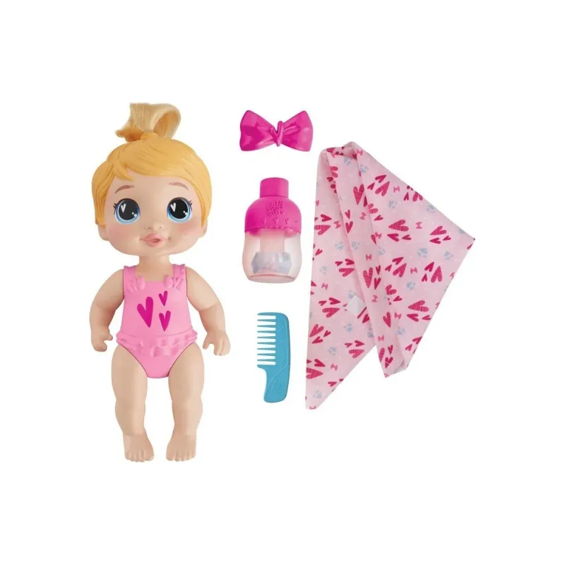 Hasbro Baby Alive - Shampoo Snuggle Harper Hugs Blonde Hair Water Baby Doll F9119 (F8853)