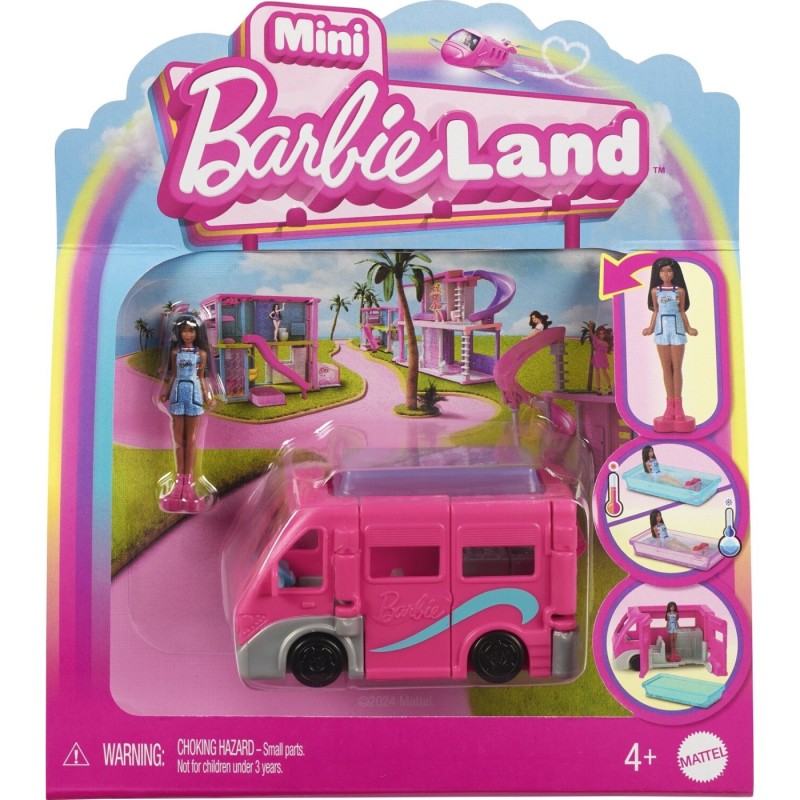 Mattel Barbie - Mini BarbieLand - Κούκλα Και Όχημα - Dreamcamper HYF39 (HYF38)