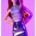 Mattel Barbie - Looks - Κούκλα με Κόκκινα Μαλλιά και Μωβ Outfit HRM12