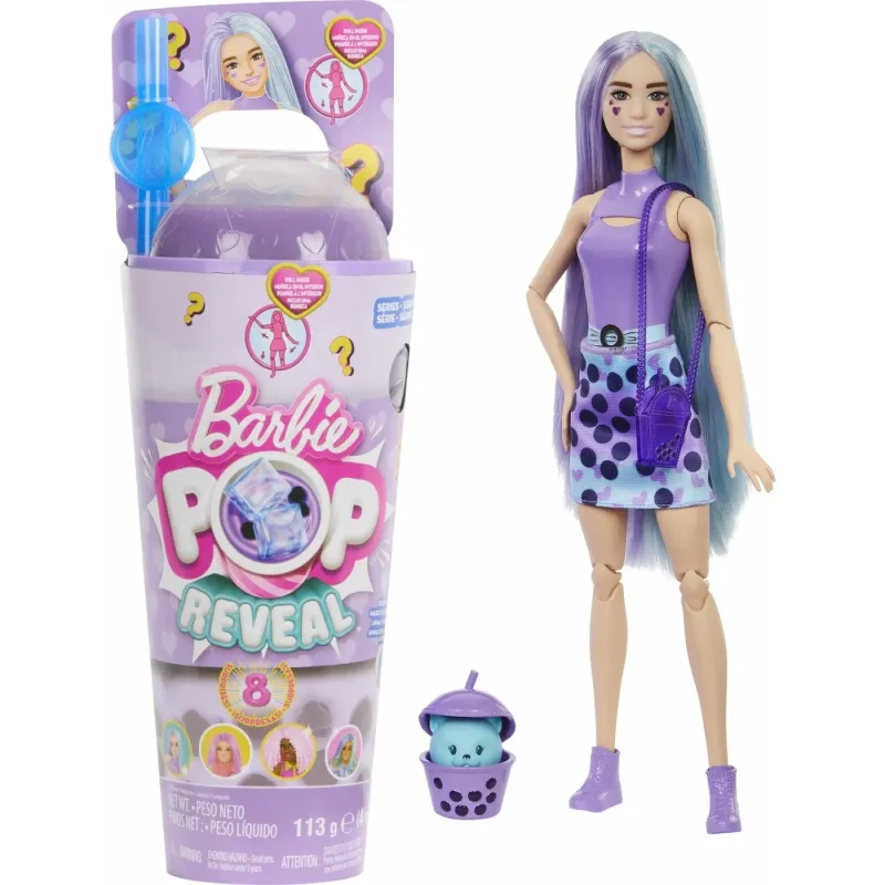 Mattel Barbie - Pop Reveal , Doll Bubble Tea Series - Taro Milk HTJ19 (HTJ18)