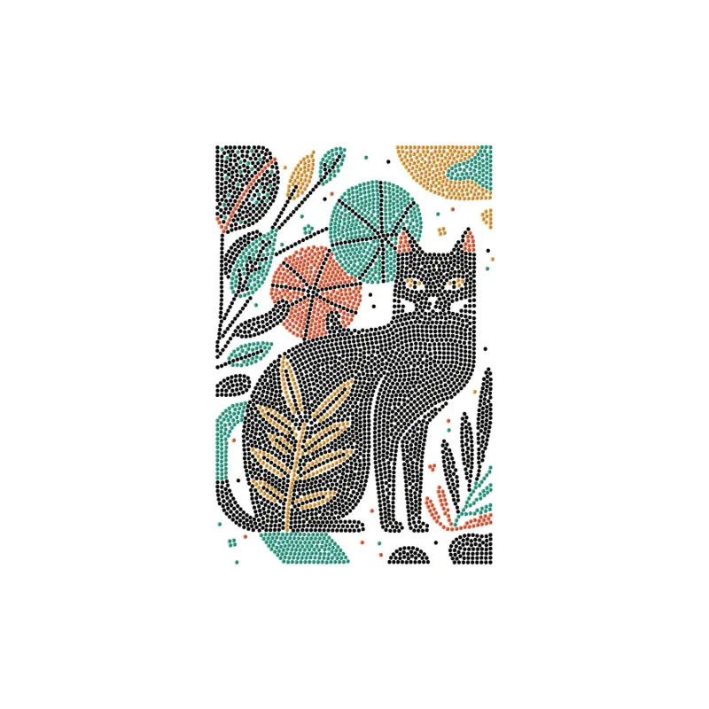 Diamond Dotz - Ψηφιδωτό, Boho Cat DBX3.004