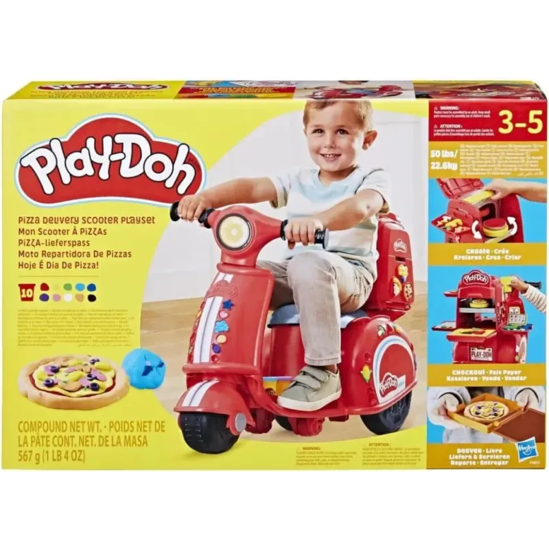 Hasbro Play Doh - Pizza Delivery Scooter Playset F8803