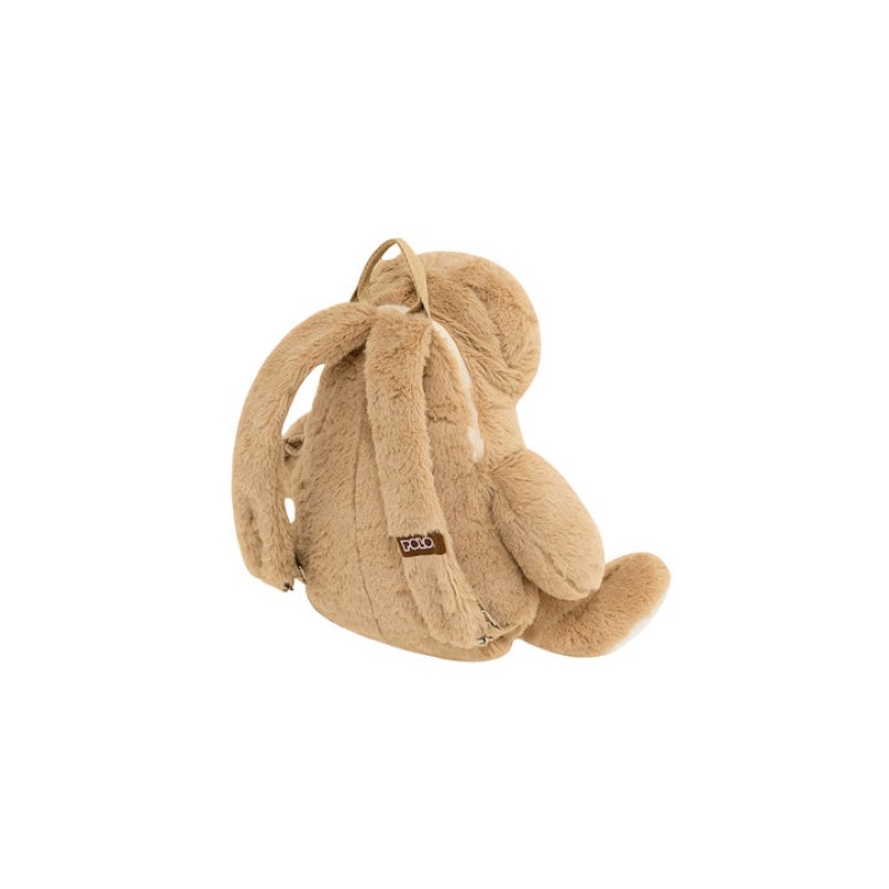 Polo - Παιδική Τσάντα Πλάτης Λούτρινο Lindo, Αρκούδα Καφέ 9-01-053-8307