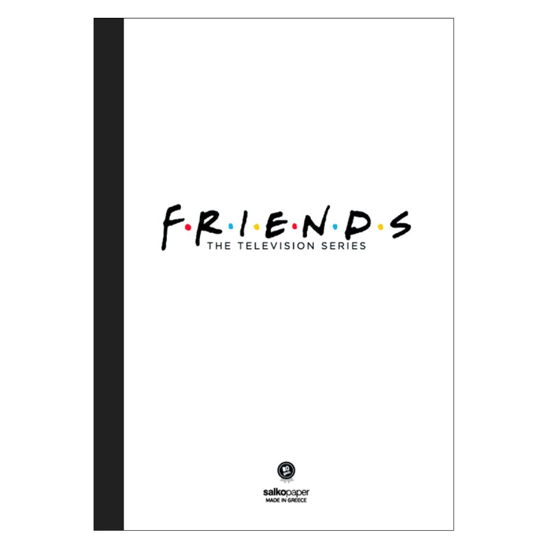 Salko Paper - Τετράδιο Notebook F.R.I.E.N.D.S A4, 3 Θέματα 96 Φύλλα Λευκό 5018