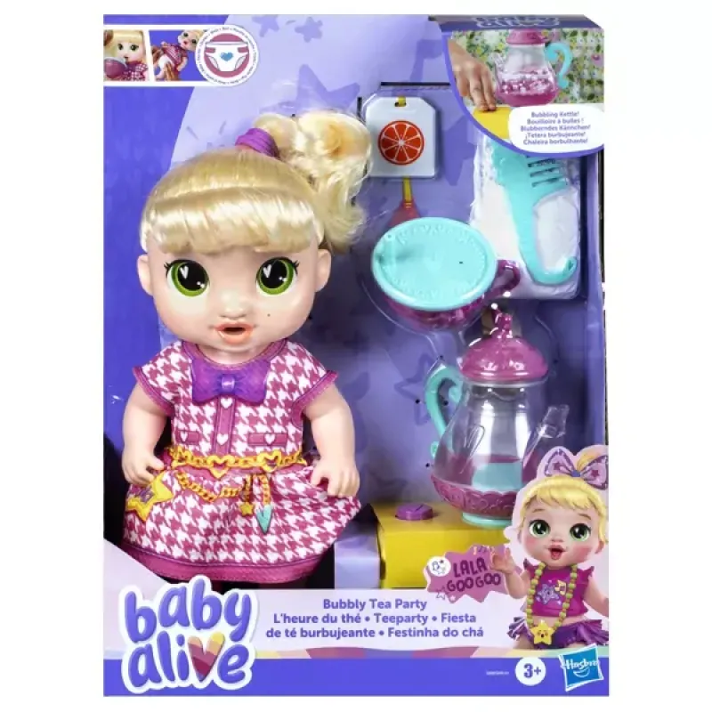 Hasbro Baby Alive - Core Nurturing Dolls - Bubbly Tea Party Lala G0608