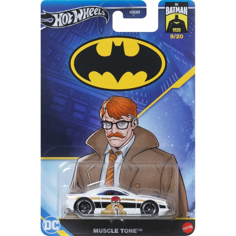Mattel Hot Wheels – Αυτοκινητάκι, Batman, Batman Muscle Tone (9/20) HRW25 (HDG89)