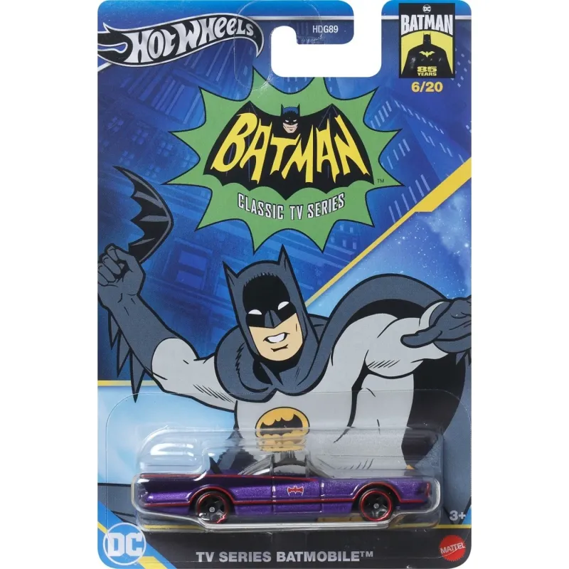 Mattel Hot Wheels – Αυτοκινητάκι, Batman, TV Series Batmobile (6/20) HRW21 (HDG89)