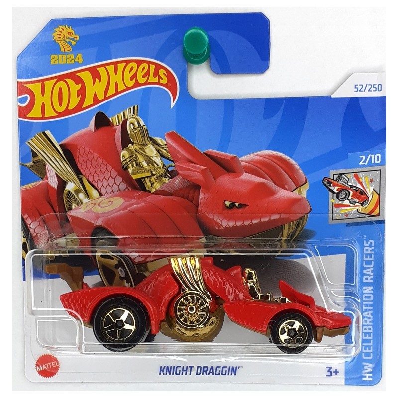 Mattel Hot Wheels - Αυτοκινητάκι HW Celebration Racers , Knight Draggin (2/10) HRY96 (5785)