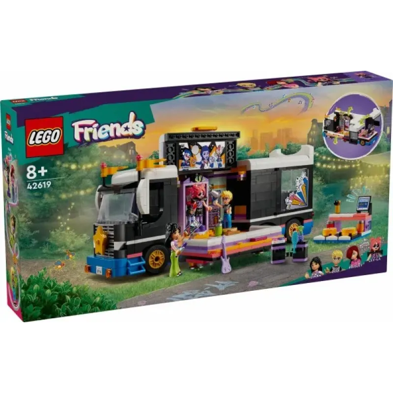 Lego Friends - Pop Star Music Tour Bus 42619
