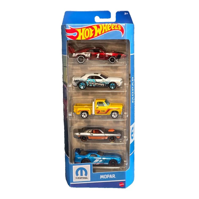 Mattel Hot Wheels – Αυτοκινητάκια 1:64 Σετ Των 5, Mopar HTV48 (01806)