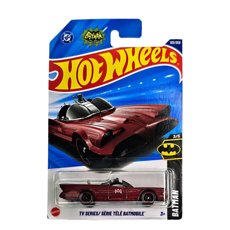 Mattel Hot Wheels - Αυτοκινητάκι Batman, Tv Series Batmobile (3/5) HYY05 (5785)