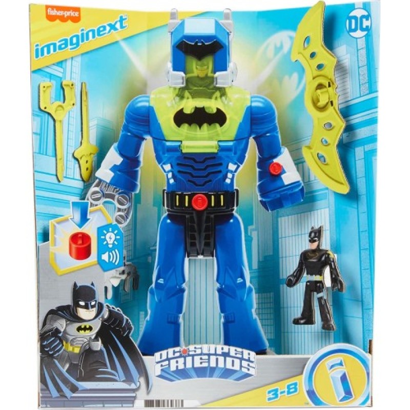 Fisher Price - Imaginext Dc Super Friends Batman Toys με Ήχους και Φως HKG98 (HMK87)