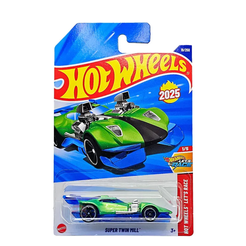 Mattel Hot Wheels - Αυτοκινητάκι Let's Race, Super Twin Mill (1/5) JBB72 (5785)