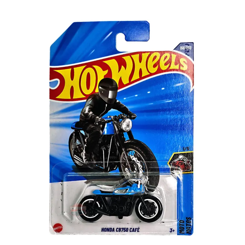 Mattel Hot Wheels - Αυτοκινητάκι Moto, Honda CB750 Café (1/5) JBB79 (5785)