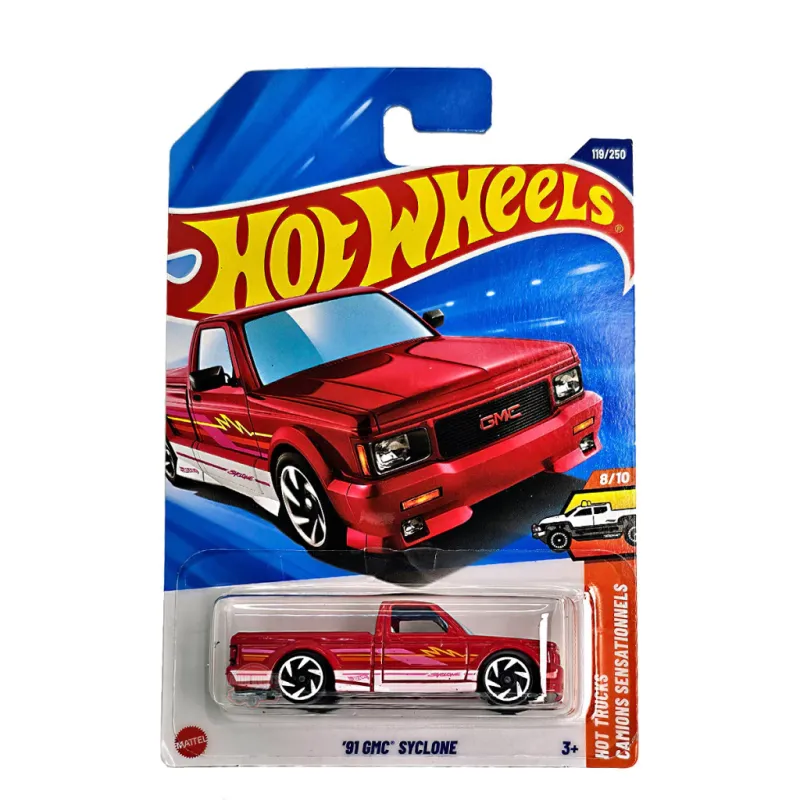 Mattel Hot Wheels - Αυτοκινητάκι Hot Trucks, '91 GMC Syclone (8/10) JBB89 (5785)