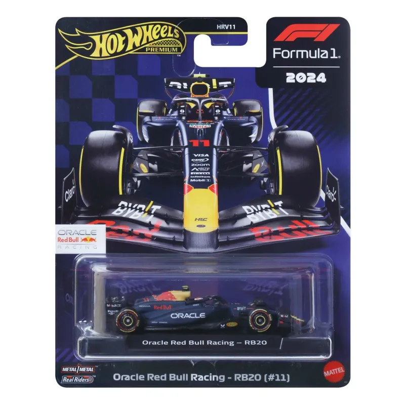 Mattel Hot Wheels - Premium Formula 1 2024, Oracle Red Bull Racing - RB20 (#11) JBM19 (HRV11)