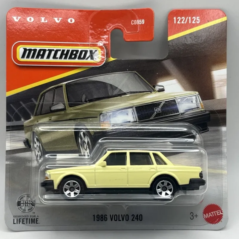 Mattel Matchbox - Αυτοκινητάκι, 1986 Volvo 240 (122/125) JBR76 (C0859)
