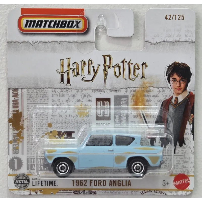 Mattel Matchbox - Αυτοκινητάκι, 1962 Ford Anglia (42/125) JCB32 (C0859)