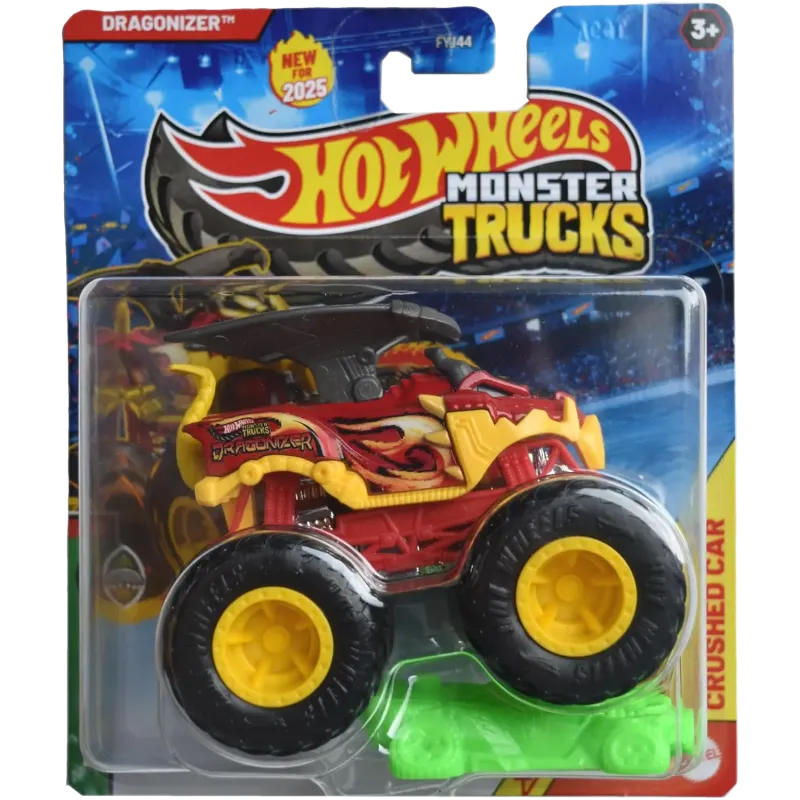 Mattel Hot Wheels - Monster Trucks, Dragonizer (4/6) JCD69 (FYJ44)