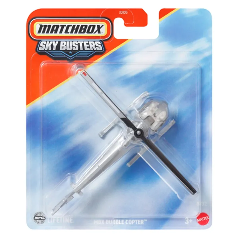 Mattel Matchbox - Αεροπλανάκι Sky Busters, MBX Bubble Copter (6/32) JCM85 (JDJ05)