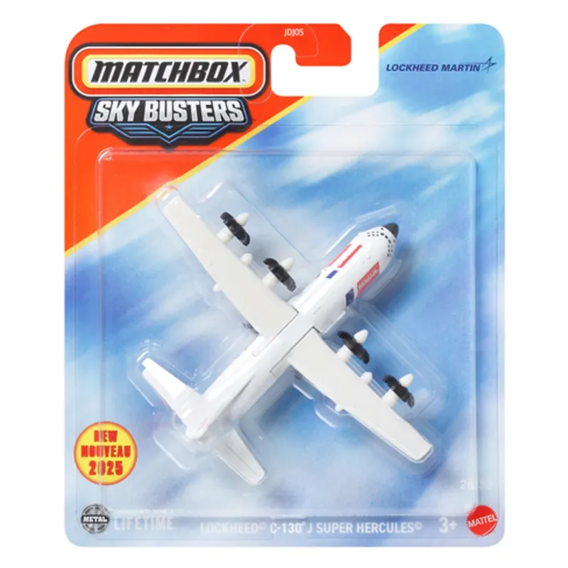 Mattel Matchbox - Αεροπλανάκι Sky Busters, Lockheed C-130 J Super Hercules (28/32) JCM90 (JDJ05)