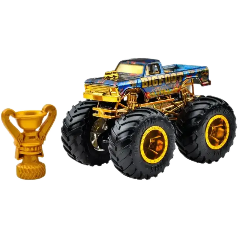 Mattel Hot Wheels - Monster Trucks, 50 Bigfoot Trophy Champions , Bigfoot JDV97 (JDV96)