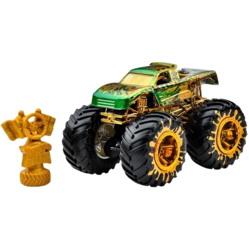 Mattel Hot Wheels - Monster Trucks, 50 Bigfoot Trophy Champions , Gunkster JDV99 (JDV96)
