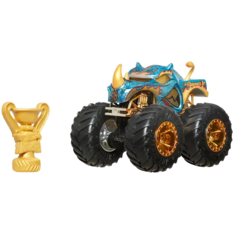 Mattel Hot Wheels - Monster Trucks, 50 Bigfoot Trophy Champions , Rhinomite JDW03 (JDV96)
