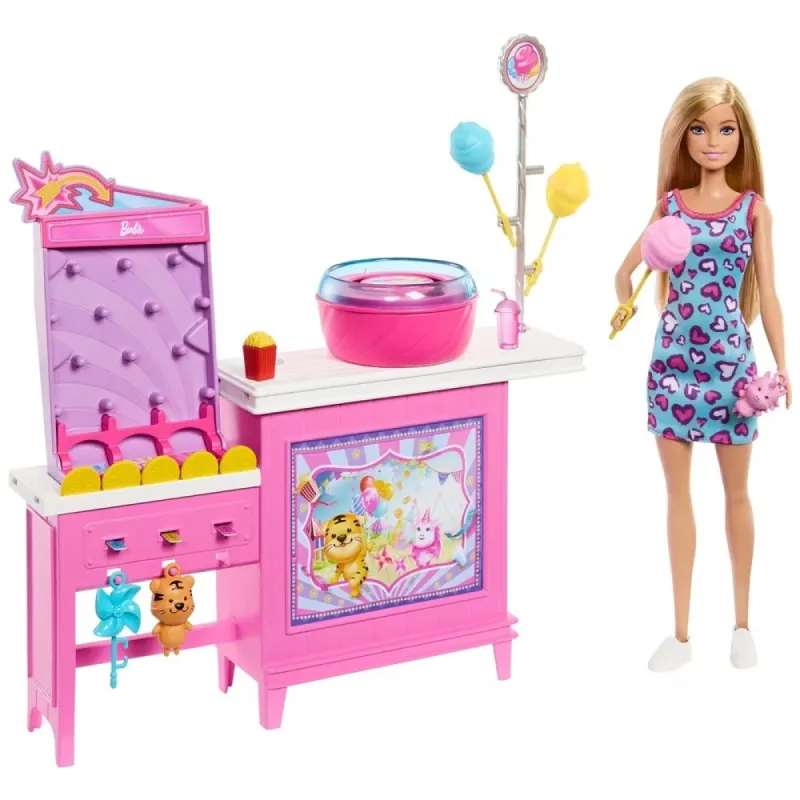 Mattel Barbie Mysteries - Beach Detectives, Treats And Game Booth JFV67