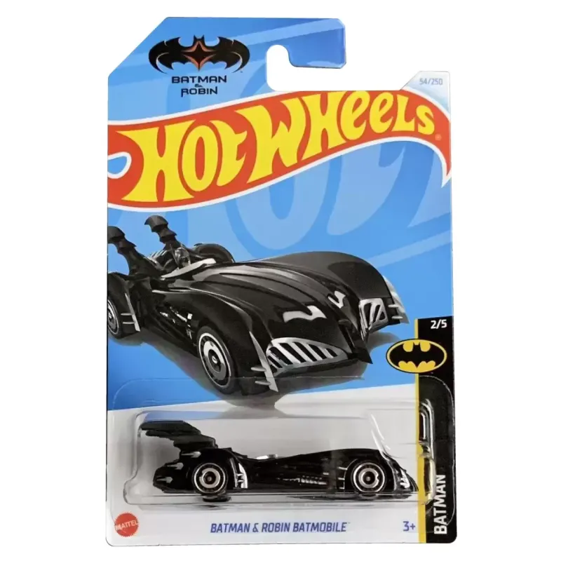 Mattel Hot Wheels - Αυτοκινητάκι Batman, Batman & Robin Batmobile (2/5) HRY54 (5785)