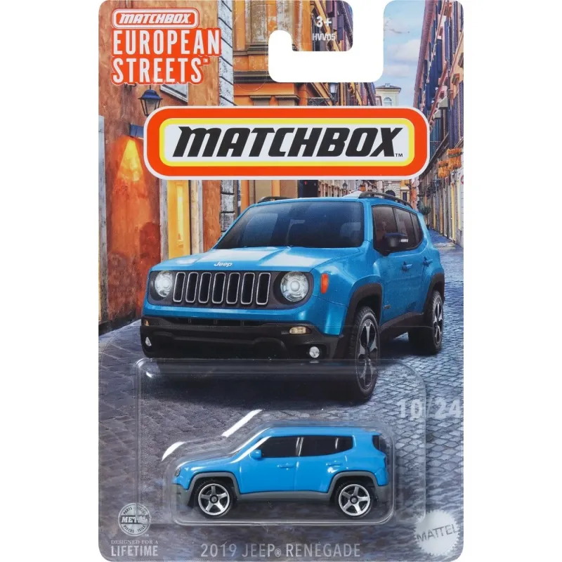 Mattel Matchbox - Αυτοκινητάκι Γερμανικό Μοντέλο, 2019 Jeep Renegade (10/24) HVV30 (HVV05)