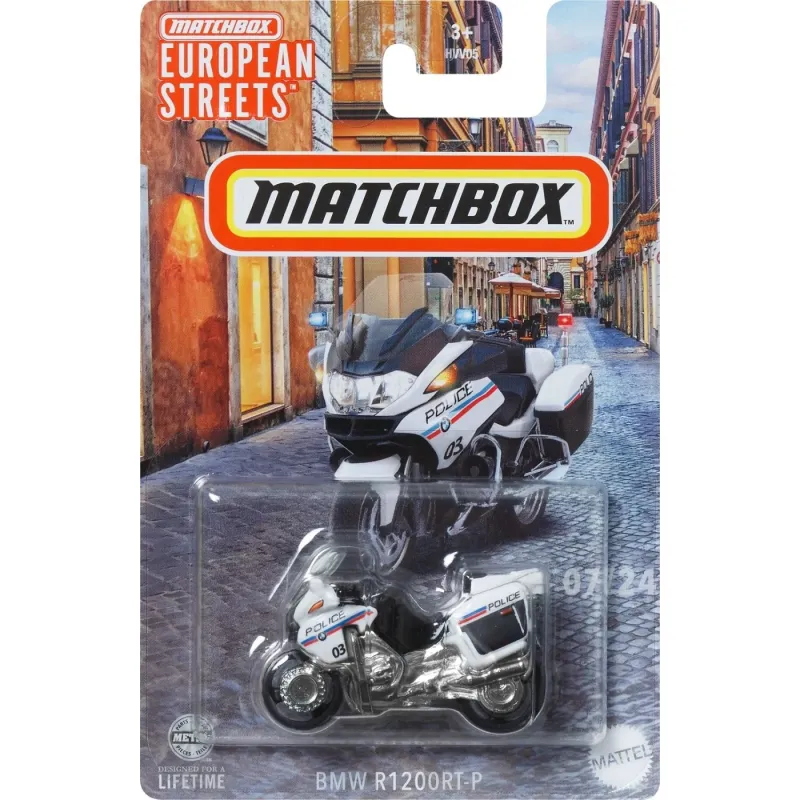 Mattel Matchbox - Αυτοκινητάκι Γερμανικό Μοντέλο, BMW R1200RT-P (7/24) HVV29 (HVV05)