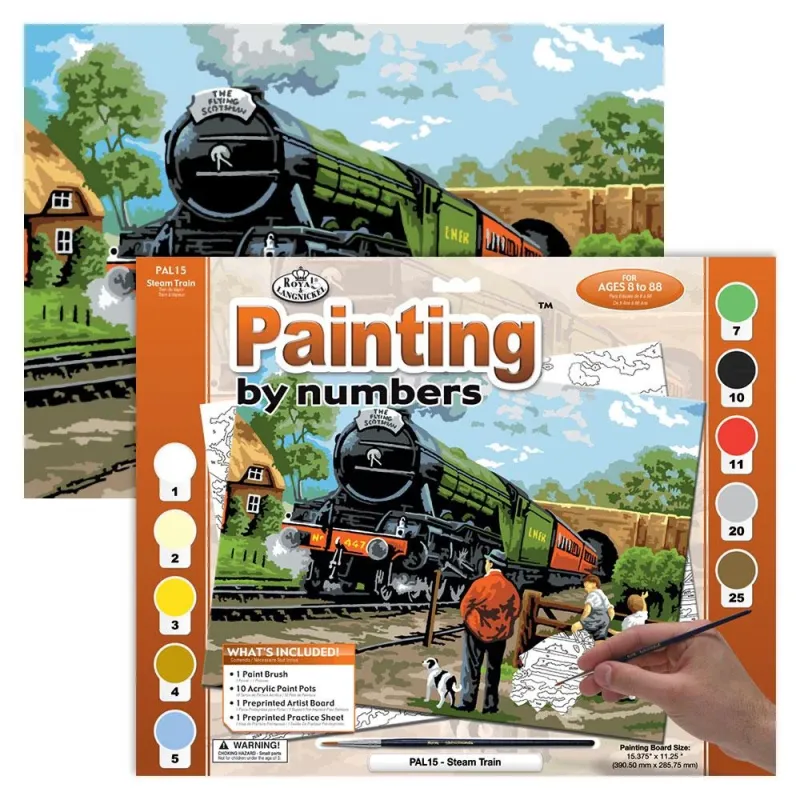 Royal & Langnickel - Painting By Numbers , Τρένο PAL15-3T
