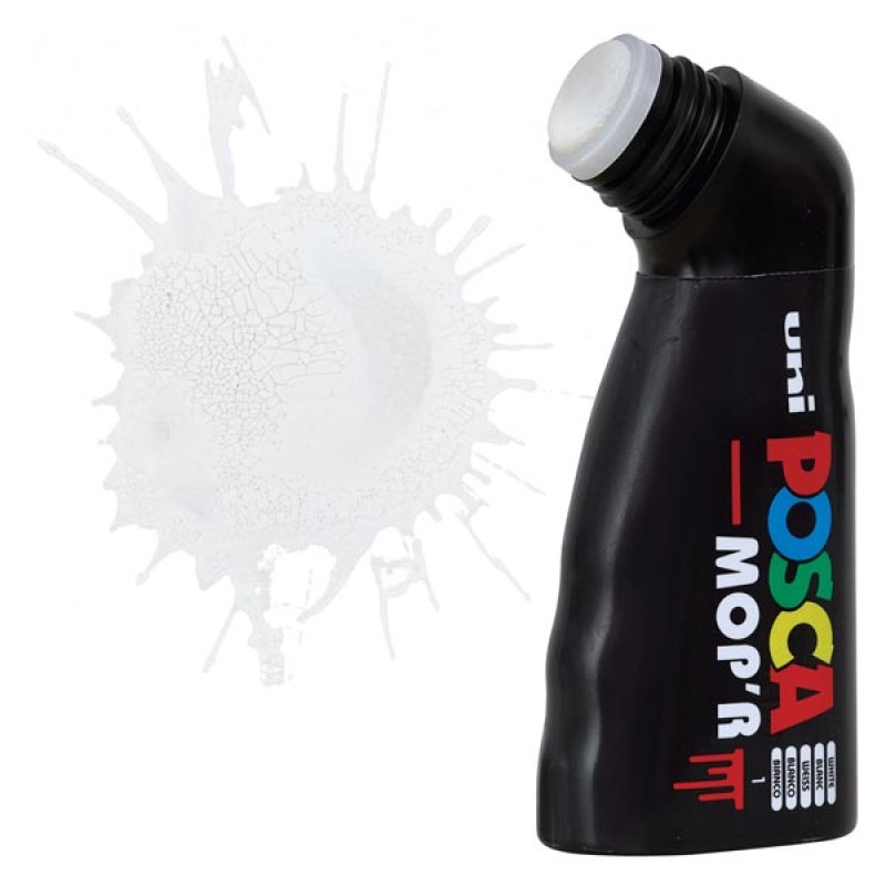 Uniball - Μαρκαδόρος Posca Mop'r PCM-22, 3-19mm White 1 28418