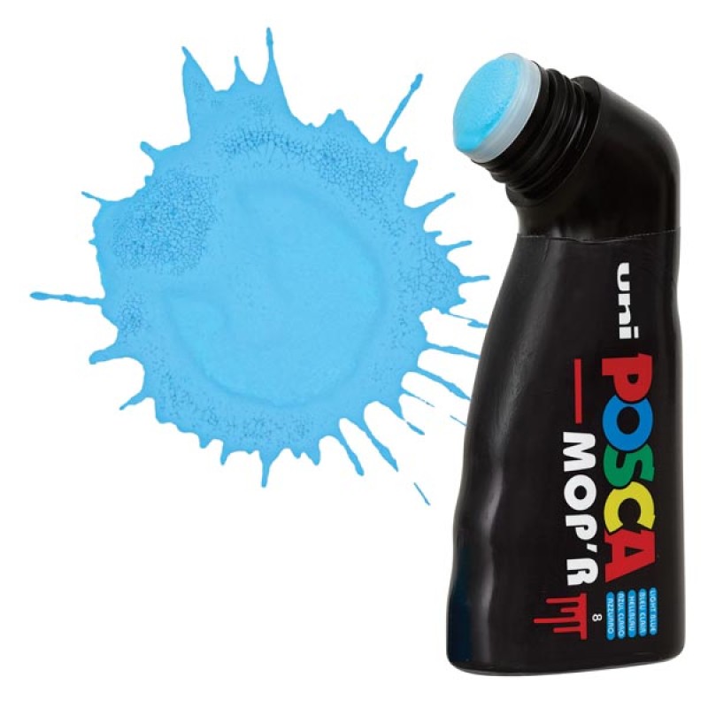 Uniball - Μαρκαδόρος Posca Mop'r PCM-22, 3-19mm Light Blue 8 28421