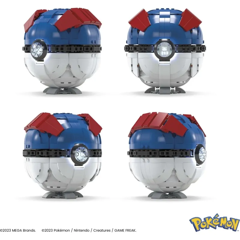 Mattel - Mega Pokemon, Jumbo Great Ball Με Φως HMW04