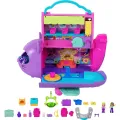 Mattel Polly Pocket Kitty Airways Αεροπλάνο Γατάκι Σετ Για Παιχνίδι Με Κούκλες HWP19