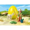 Playmobil City Life - Φύλακας Ζωολογικού Κήπου Με Λάμα 4944