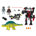 Playmobil Dino Rise - Saichania, Αγκυλόσαυρος Με Μαχητή Εναντίον Ρομπότ 70626