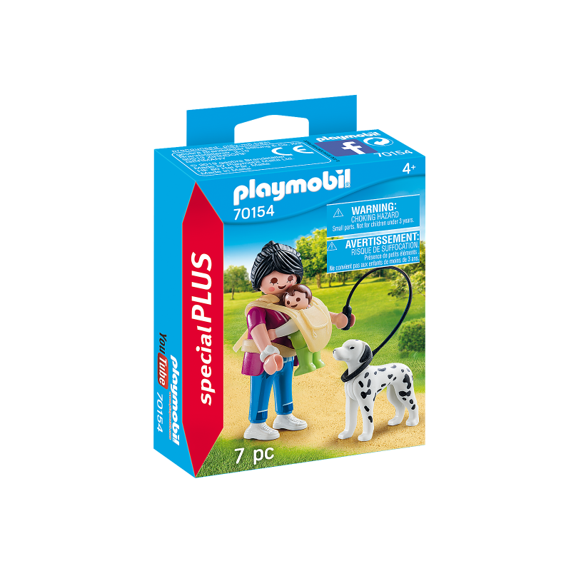 Playmobil Special Plus - Μαμά Με Μωράκι Και Σκυλάκι Δαλματίας 70154