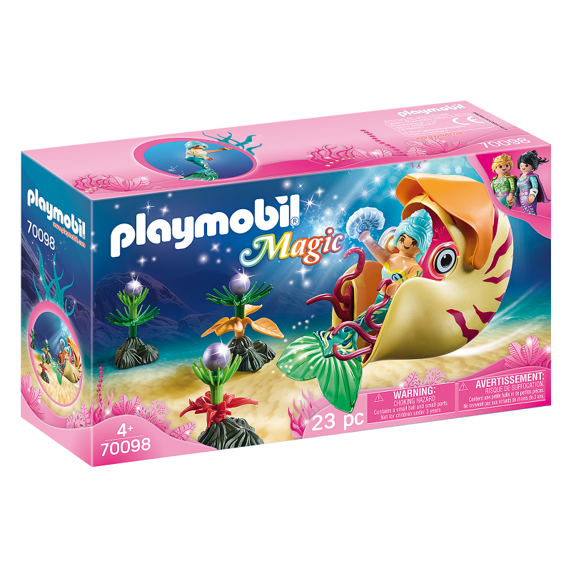 Playmobil Magic - Γοργόνα Με Θαλάσσιο Σαλιγκάρι Γόνδολα 70098