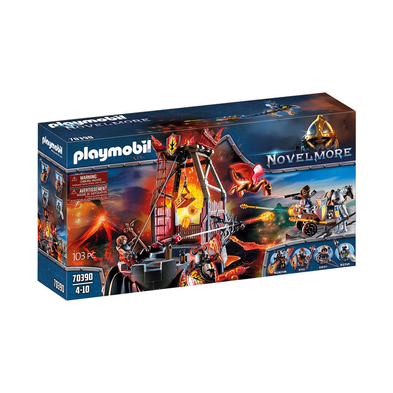 Playmobil Novelmore - Ορυχείο Λάβας Του Μπέρναμ 70390