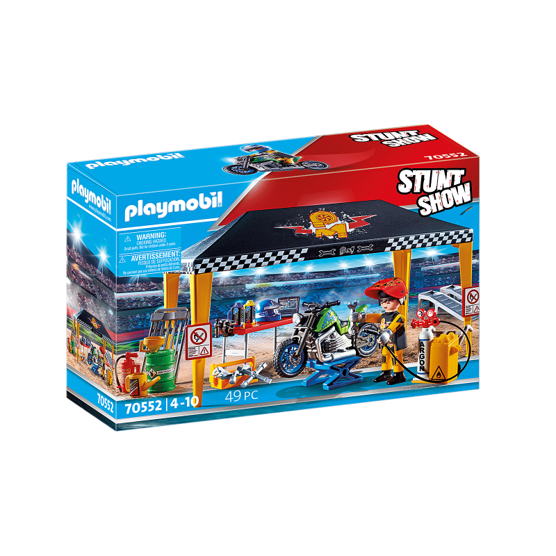 Playmobil Stunt Show - Σκηνή-Συνεργείο Επισκευών 70552